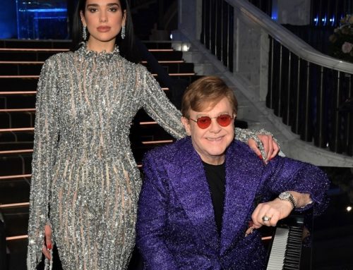 Elton John Introduces Dua Lipa on Stage at Dodger Stadium For ‘Cold Heart’ Performance