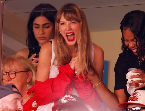 Taylor Swift Cheers On Travis Kelce at Chiefs-Bears Game at Arrowhead Stadium