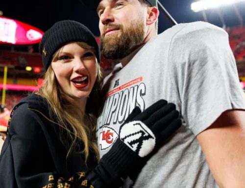 Travis Kelce Makes a Funny Exit from Bidding on Taylor Swift-Signed Guitar at Charity Gala